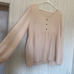 Long sleeve blouse